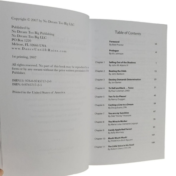 Dance Until it Rains: Inspiring Stories of Everyday Persistence Self-Help Book - Picture 5 of 10